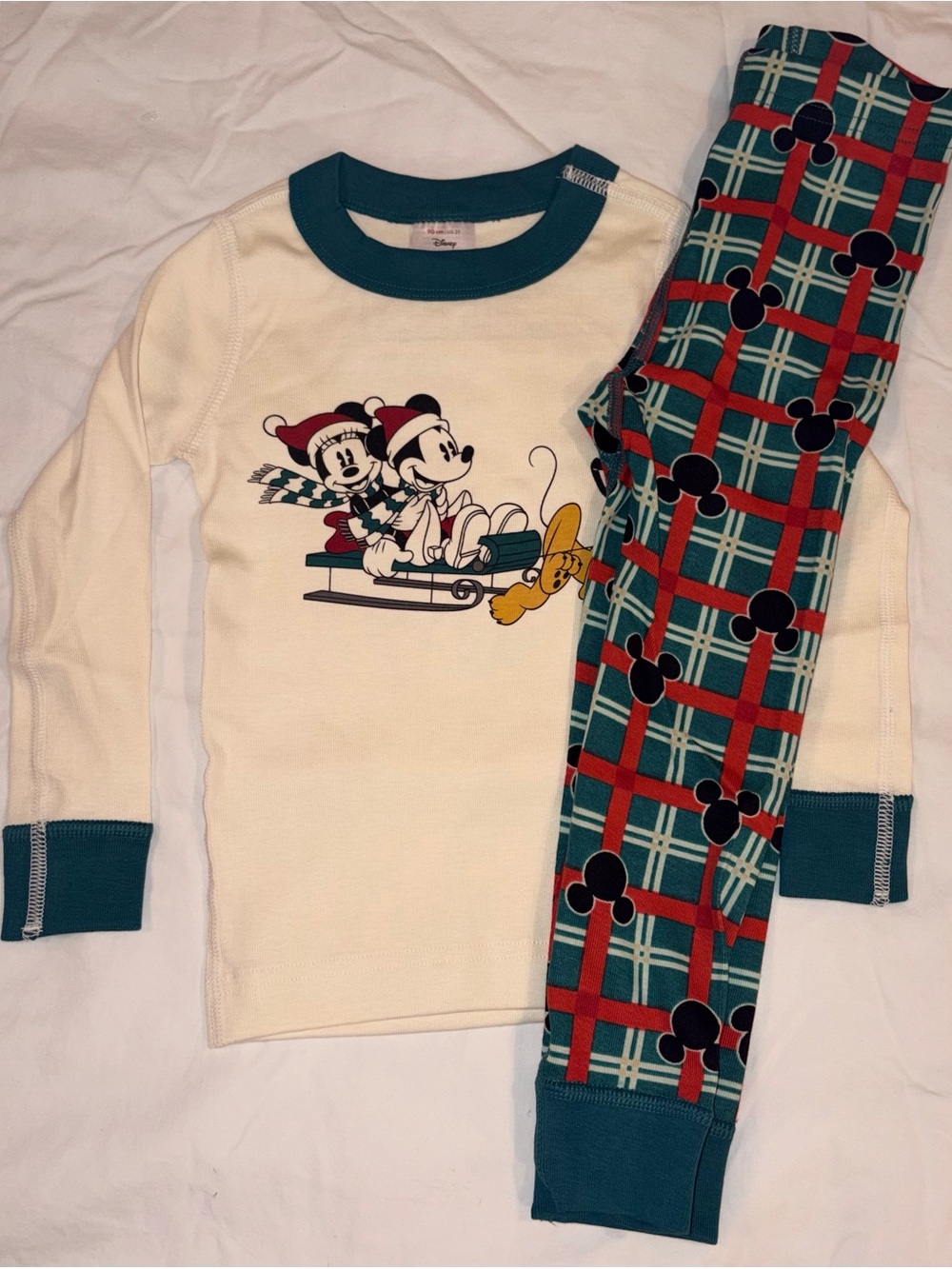 Hanna Andersson X Disney Classic Holiday Pajamas sz 3T NWT